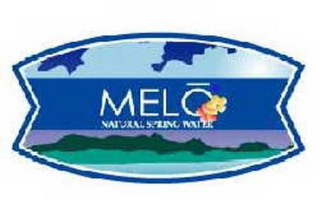 MELO NATURAL SPRING WATER logo