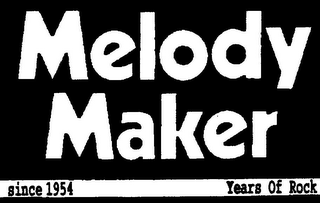 MELODY MAKER SINCE 1954 YEARS OF ROCK logo