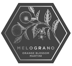 MELOGRANO ORANGE BLOSSOM MARTINI logo