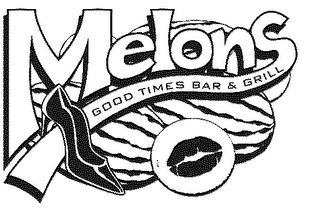 MELONS GOOD TIMES BAR & GRILL logo