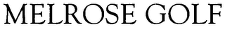 MELROSE GOLF logo