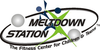 MELTDOWN STATION THE FITNESS CENTER FOR CHILDREN & TEENS logo