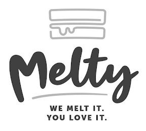 MELTY WE MELT IT. YOU LOVE IT. logo