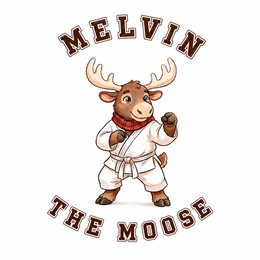 MELVIN THE MOOSE logo