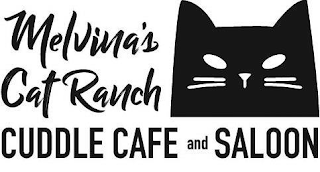MELVINA'S CAT RANCH CUDDLE CAFE AND SALOON logo