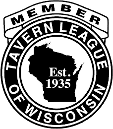 MEMBER TAVERN LEAGUE OF WISCONSIN EST. 1935 logo