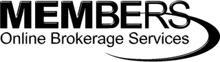 MEMBERS ONLINE BROKERAGE SERVICES logo