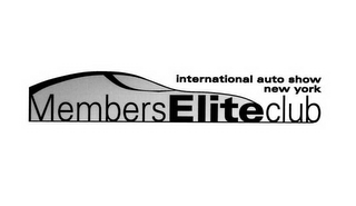 MEMBERSELITECLUB INTERNATIONAL AUTO SHOW NEW YORK logo