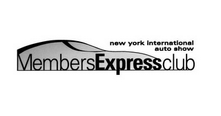 MEMBERSEXPRESSCLUB NEW YORK INTERNATIONAL AUTO SHOW logo