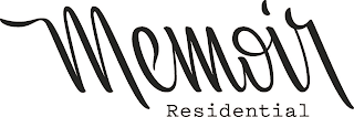 MEMOIR RESIDENTIAL logo