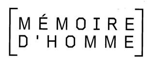 MEMOIRE D'HOMME logo
