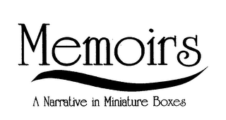 MEMOIRS A NARRATIVE IN MINIATURE BOXES logo