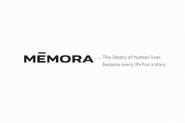 MEMORA LIBRARY OF HUMAN LIVES BECAUSE EVERY LIFE HAS A STORY. logo