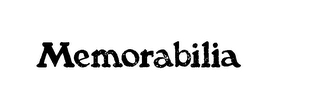MEMORABILIA logo