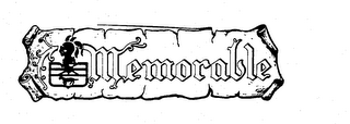 MEMORABLE logo