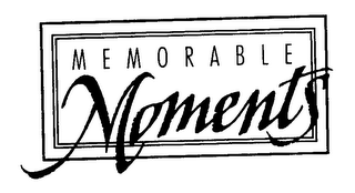 MEMORABLE MOMENTS logo