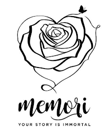 MEMORI YOUR STORY IS IMMORTAL logo