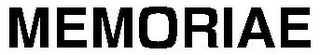 MEMORIAE logo