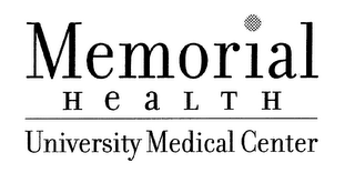 MEMORIAL HEALTH UNIVERSITY MEDICAL CENTER logo