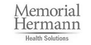 MEMORIAL HERMANN HEALTH SOLUTIONS logo
