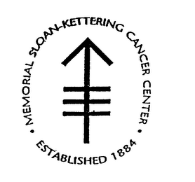 MEMORIAL SLOAN-KETTERING CANCER CENTER ESTABLISHED 1884 logo