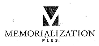 MEMORIALIZATION PLUS & DESIGN logo