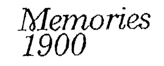 MEMORIES 1900 logo