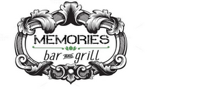 MEMORIES BAR AND GRILL logo