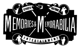 MEMORIES & MEMORABILIA SPORTS HISTORIC ENTERTAINMENT logo