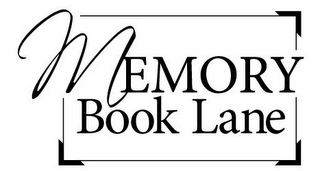 MEMORY BOOK LANE logo