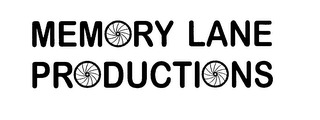 MEMORY LANE PRODUCTIONS logo