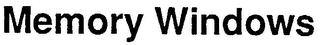 MEMORY WINDOWS logo