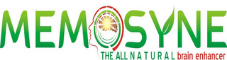 MEMOSYNE THE ALL NATURAL BRAIN ENHANCER logo