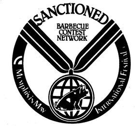 MEMPHIS IN MAY INTERNATIONAL FESTIVAL, INC. SANCTIONED BARBECUE CONTEST NETWORK logo