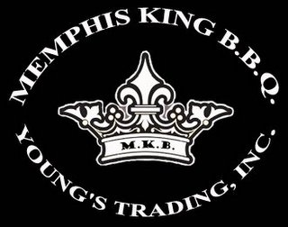 MEMPHIS KING B.B.Q. YOUNG'S TRADING, INC. M.K.B. logo