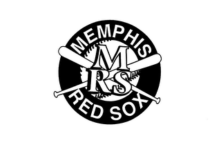 MEMPHIS RED SOX MRS logo