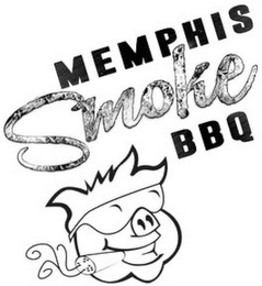 MEMPHIS SMOKE BBQ logo