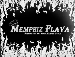 MEMPHIZ FLAVA SERVING FISH AND WINGS MEMPHIS STYLE logo