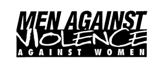 MEN AGAINST VIOLENCE AGAINST WOMEN logo