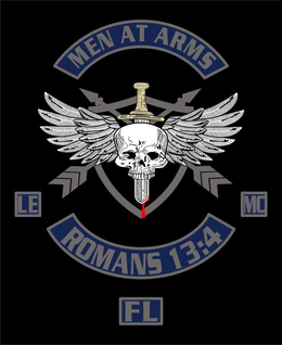 MEN AT ARMS LE MC ROMANS 13:4 FL logo