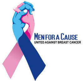 MEN FOR A CAUSE UNITED AGAINST BREAST CANCER logo