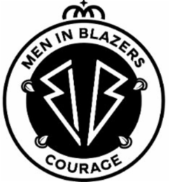 MEN IN BLAZERS COURAGE MIB logo