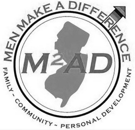 MEN MAKE A DIFFERENCE M2AD FAMILY ~ COMMUNITY ~ PERSONAL DEVELOPMENT logo