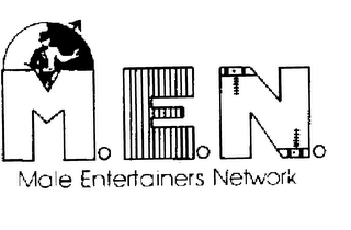 M.E.N. MALE ENTERTAINERS NETWORK logo
