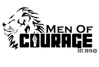 MEN OF COURAGE EST. 2015 logo