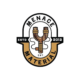 MENACE MATERIAL ENT. ESTD 2012 logo