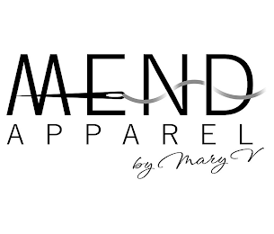 MEND APPAREL BY MARY V logo