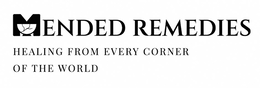 MENDED REMEDIES HEALING FROM EVERY CORNER OF THE WORLD logo