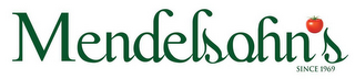 MENDELSON'S SINCE 1969 logo