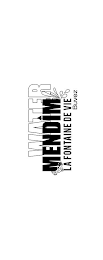 MENDIM WATER LA FONTAINE DE VIE BUVEZ logo